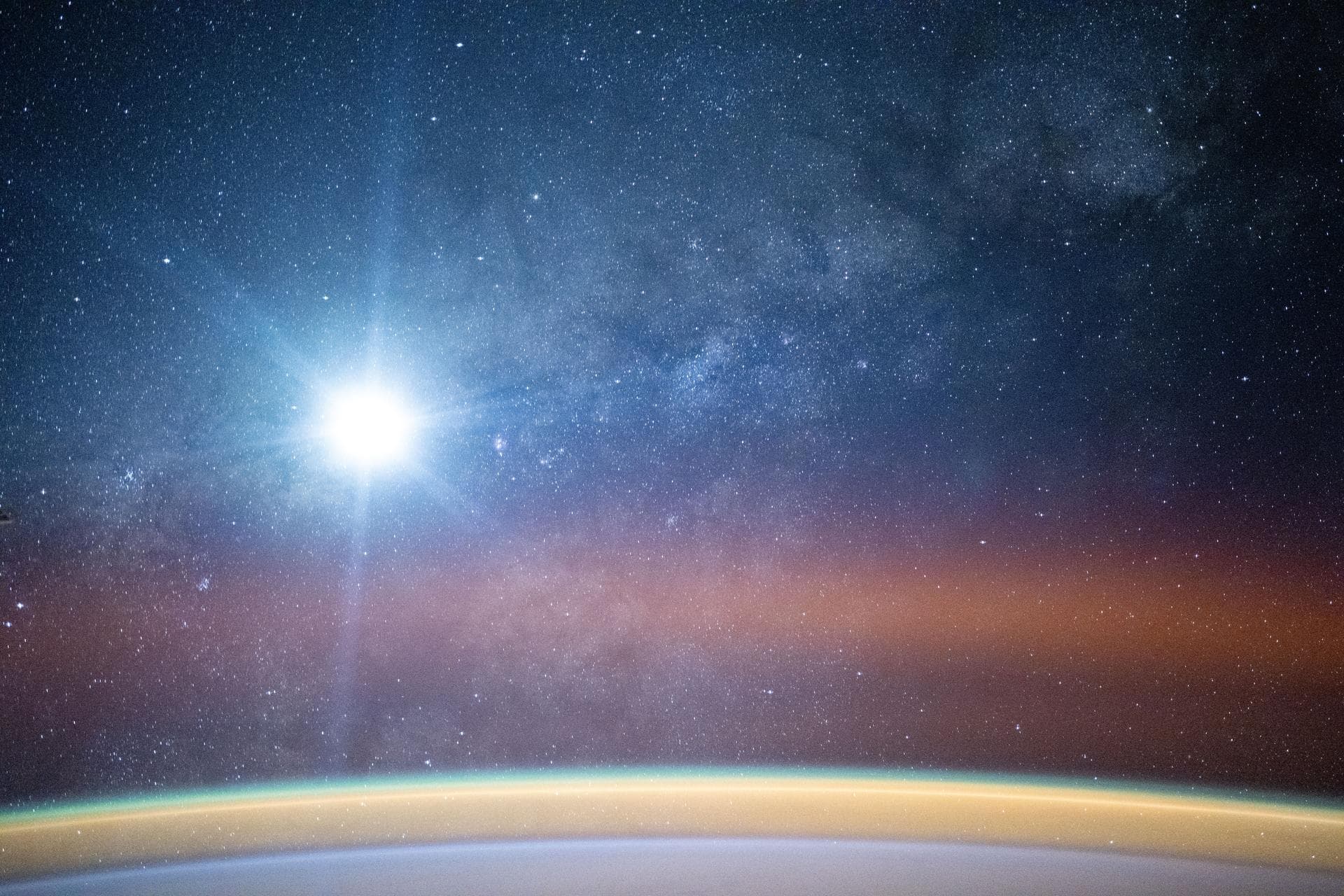 Deep Space Airglow by NASA Johnson Space Center
